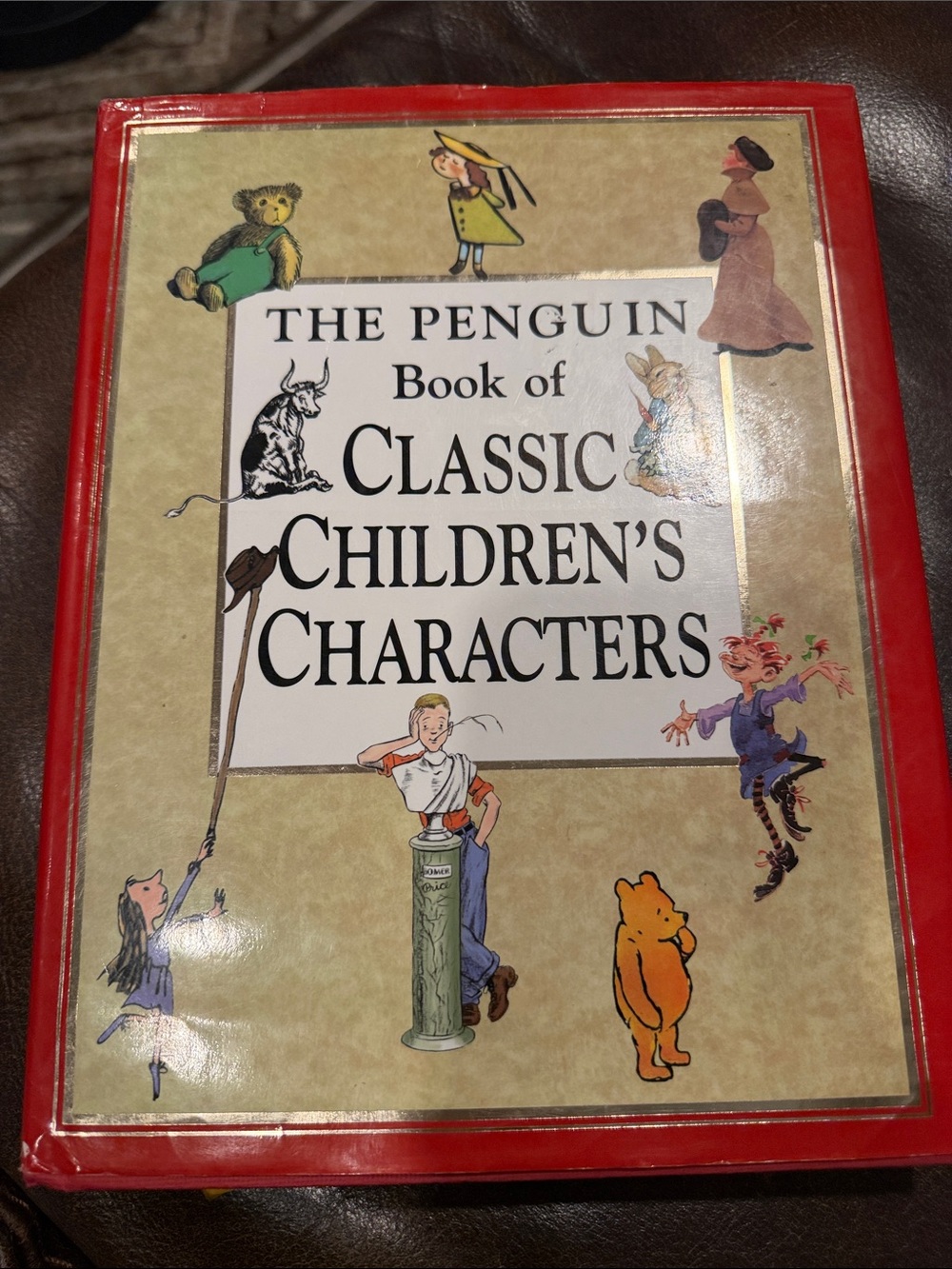 Original Penguin Red and Beige Classic Children's Characters Costume Cover